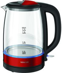 SENCOR SWK7401RD sklo/červená