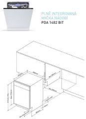 PDA1482BIT černá + 5LET záruka ZDARMA