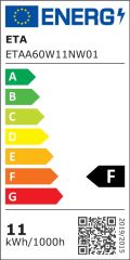 E27 11W LED neutrální bílá
