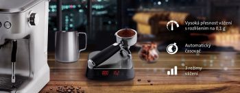 877790000 Artista Coffee černá/stříbrná