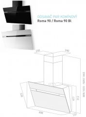 Roma90 bílá + 5LET záruka ZDARMA
