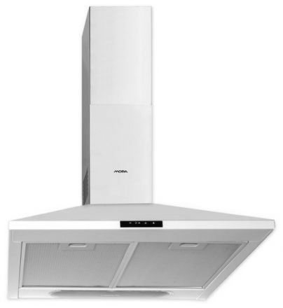 OK633W 60cm nerez/bílá