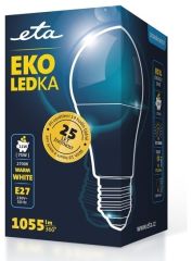 E27 11W LED teplá bílá