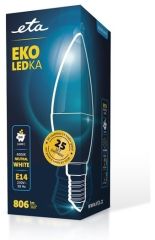 E14 8W LED svíčka neutrální bílá