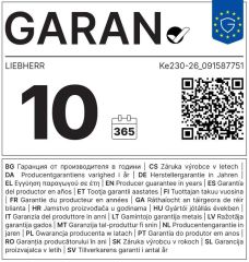 Ke230 bílá 10 let záruka výrobce po registraci