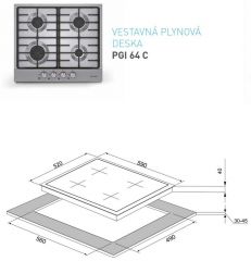 PGI64C nerez Bezplatný servis + 3 roky po registraci