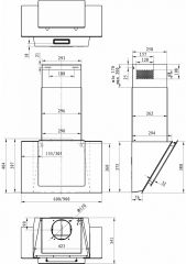 OV686GW 60cm nerez/bílá/sklo