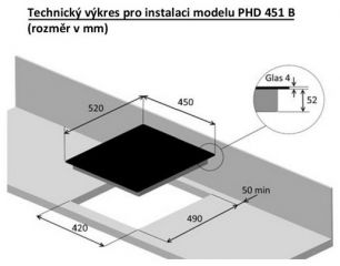 PHD451B černá + 5LET záruka ZDARMA