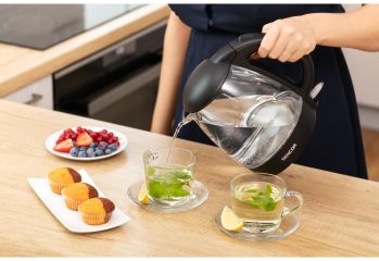 SWK2300BK černá/sklo