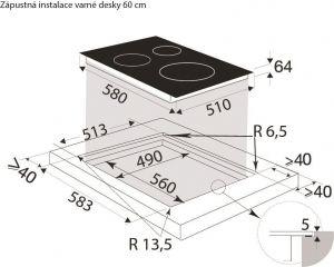 BPI9449B černá + 4ROKY záruka ZDARMA