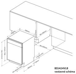 BDJ424VLB černá 4roky záruka zdarma po registraci
