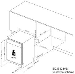 BDJ3424VB 4roky záruka zdarma po registraci