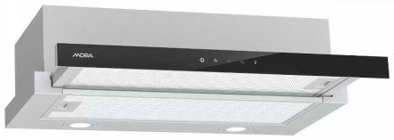 OT692XGB 60cm nerez/černá