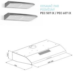 PEC607IX nerez + 5LET záruka ZDARMA