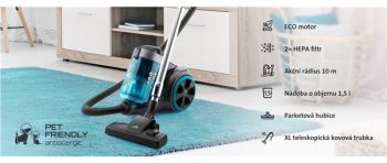 122190000 Stellar černá/modrá