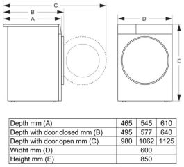 W2NS84SA/CZ bílá/černá Bezplatný servis 5let po registraci