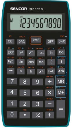 SEC105BU černá/modrá