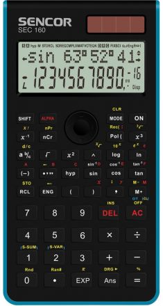 SEC160BU černá/modrá