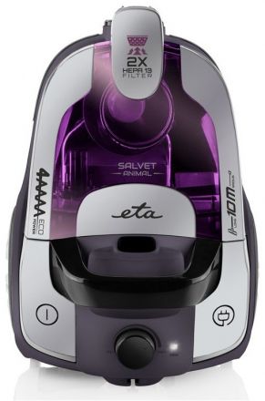 151390000 Salvet Animal stříbrná/fialová