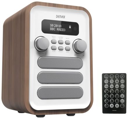 DAB-48WHITE bílá/hnědá