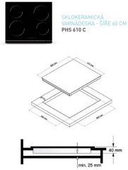 PHS610C černá + 5LET záruka ZDARMA