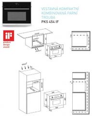 PKS454IF černá + 5LET záruka ZDARMA