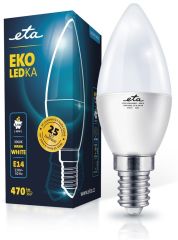 E14 5,5W LED svíčka teplá bílá