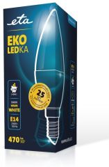 E14 5,5W LED svíčka teplá bílá