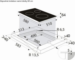 BPI9440B černá + 4ROKY záruka ZDARMA