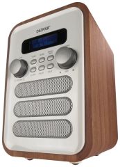 DAB-48WHITE bílá/hnědá