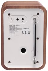 DAB-48WHITE bílá/hnědá