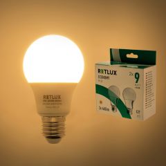 REL 20 LED A60 E27 2x9W