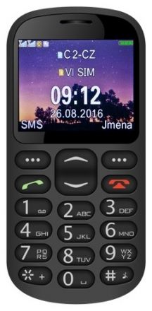 A880B GPS Senior černá