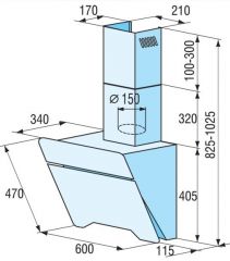 OV685GW 60cm nerez/bílá