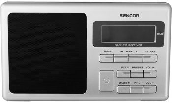 SRD6400 černá/stříbrná