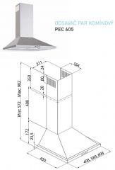 PEC605 nerez + 5LET záruka ZDARMA