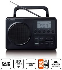 LENCO MPR-035 černá