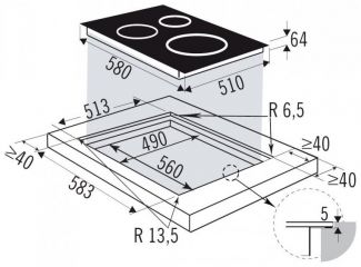 BPI6440B černá + 4ROKY záruka ZDARMA