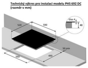 PHS692DC černá Bezplatný servis + 3 roky po registraci