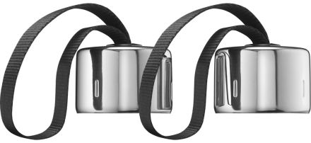 Víčka nerez s poutkem černá