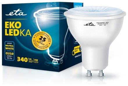 GU10 4W LED neutrální bílá