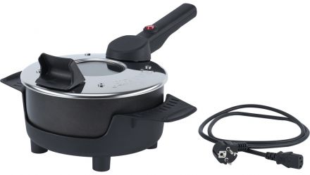 PRIMA GLASS P31F/01 černá/nerez