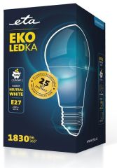 E27 18W LED neutrální bílá