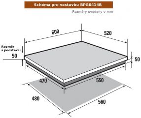 BPG6414B černá + 4ROKY záruka ZDARMA