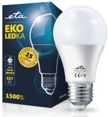 E27 15W LED teplá bílá