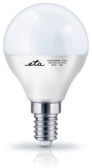 E14 4W LED kulatá teplá bílá