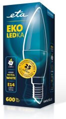 E14 7W LED svíčka neutrální bílá