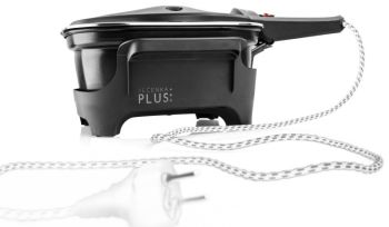 013390020 Pečenka Plus černá/nerez