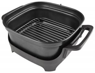 013390020 Pečenka Plus černá/nerez