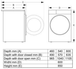 WG814A5P5 bílá/černá Bezplatný servis 5 let po registraci